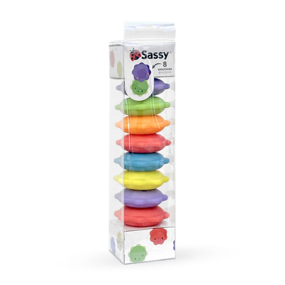 Sassy Baby Macaron Water Squirters Soft Squeezable Bath Toy Sensory 6 Months+
