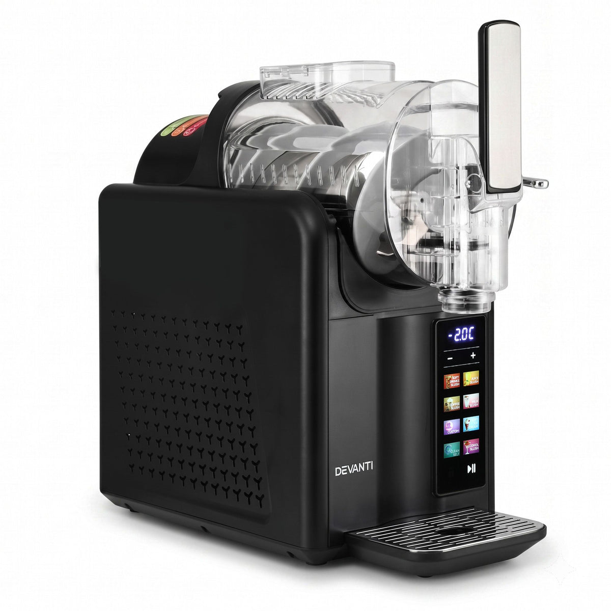 Devanti Slushie Machine 2L Frozen Drink Ice Cream Cocktail Slush Maker Black