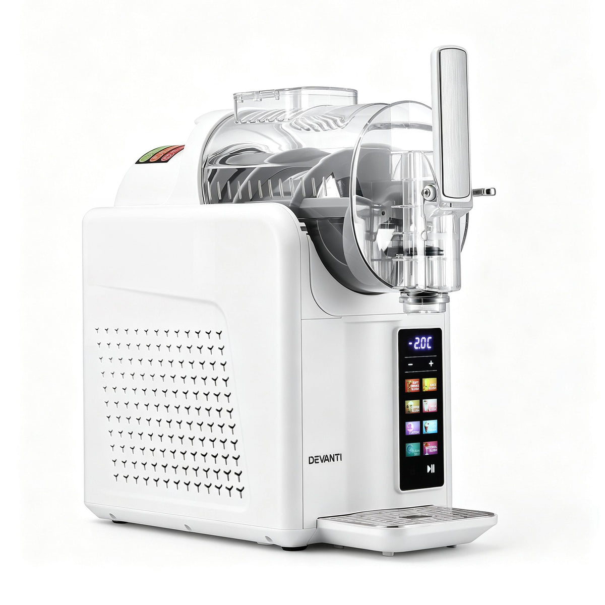 Devanti Slushie Machine 2L Frozen Drink Ice Cream Cocktail Slush Maker White