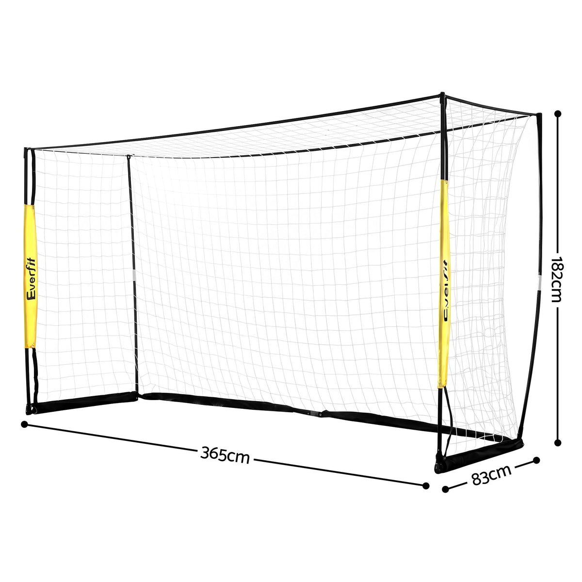 Everfit Portable Soccer Goal Net Fibreglass Polyester 22-Ply 12x6ft