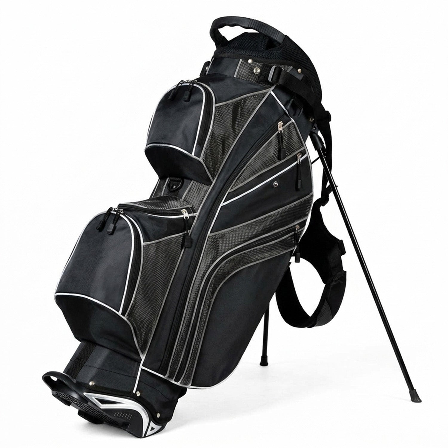 Golf Stand Bag with 6 Way Divider Carry Organiser Outdoor Sports Gear