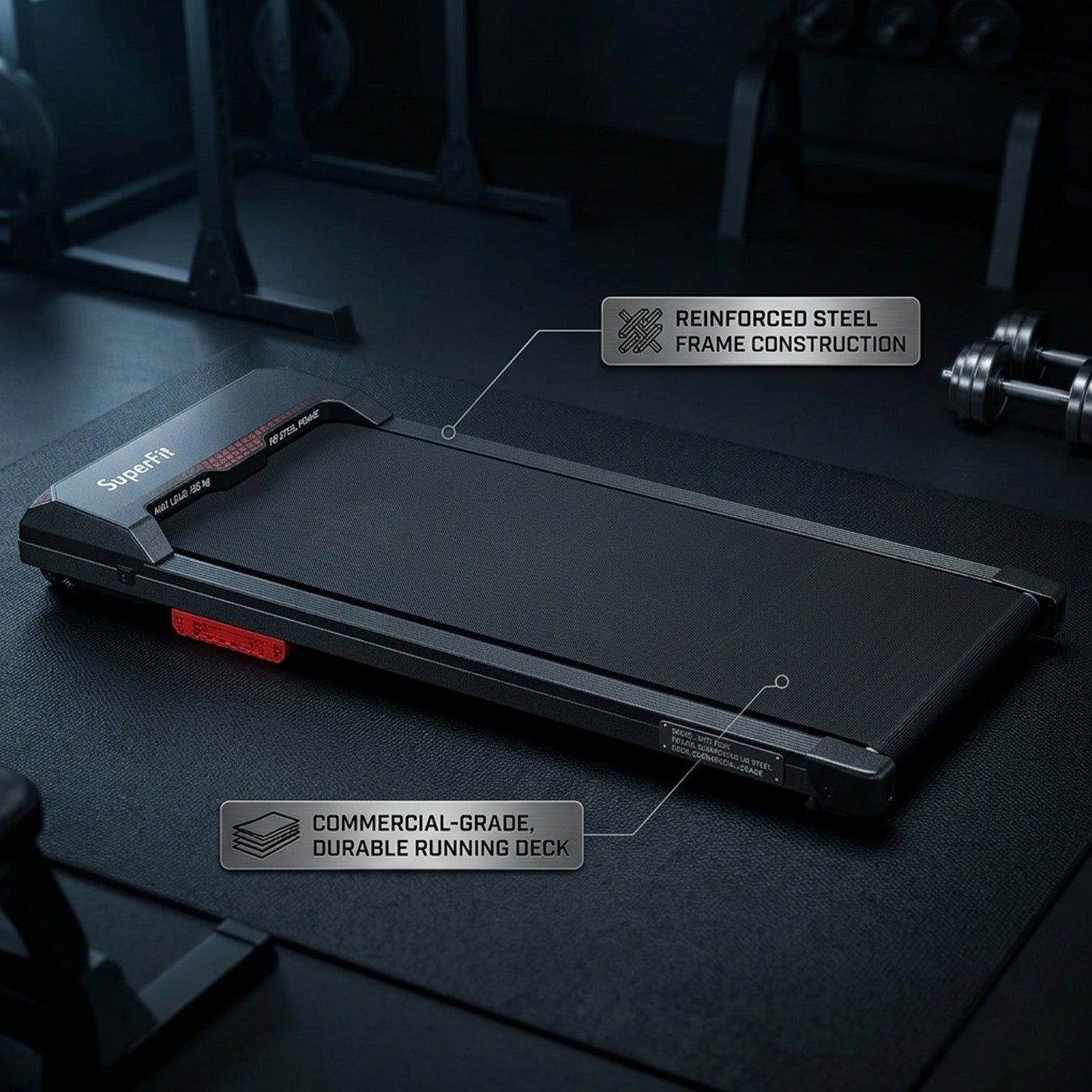 Under Desk Treadmill with Remote and App Control Home Fitness Exercise