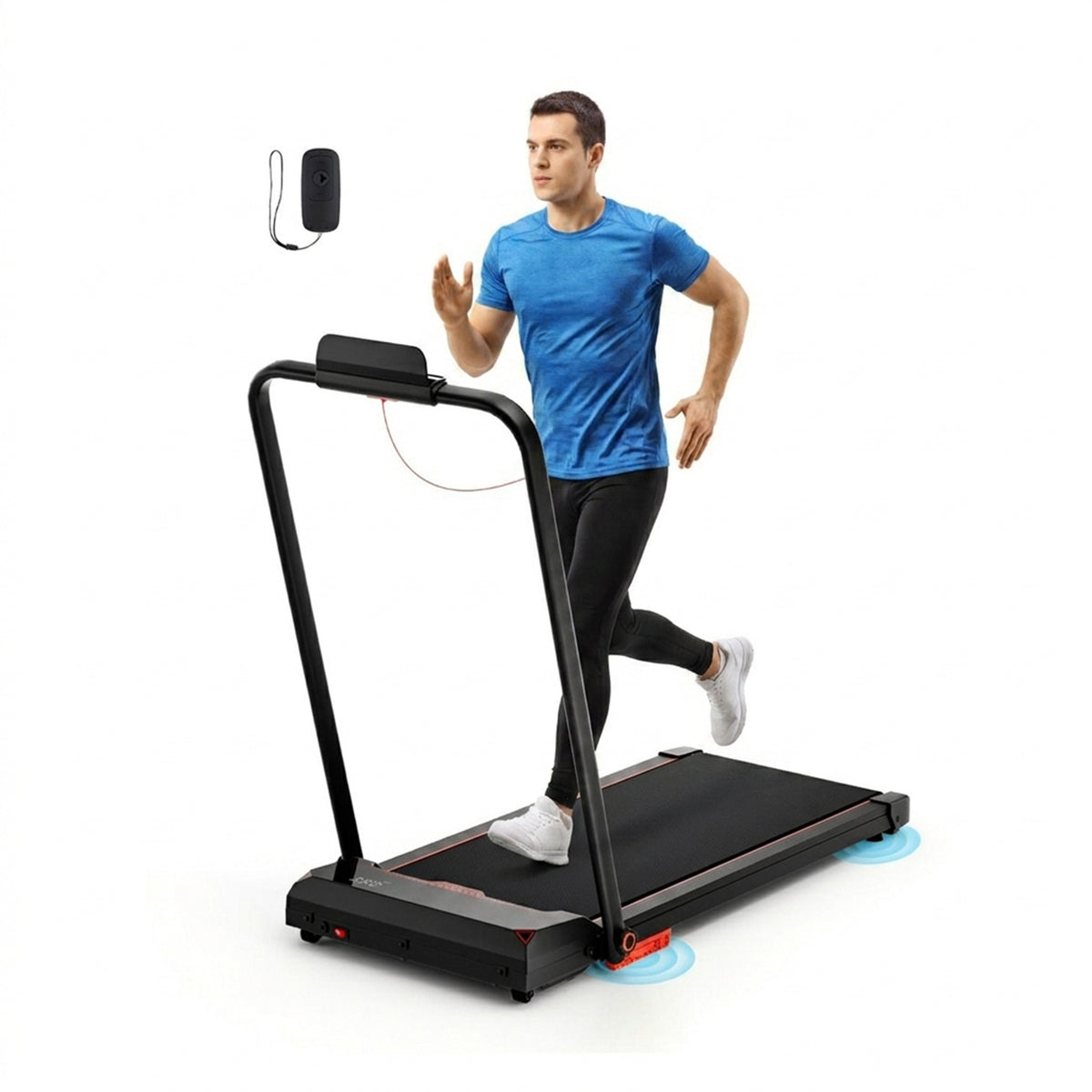 3 in 1 Under Desk Walking Running Treadmill with LED Display Fitness Home
