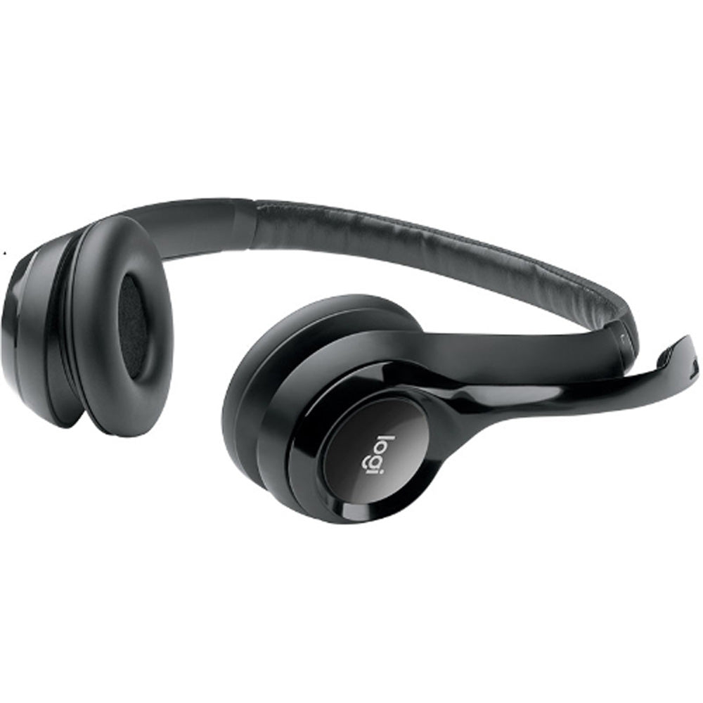 Logitech H390 USB Headset Adjustable with Noise Cancelling Microphone Headphones and In-line Controls