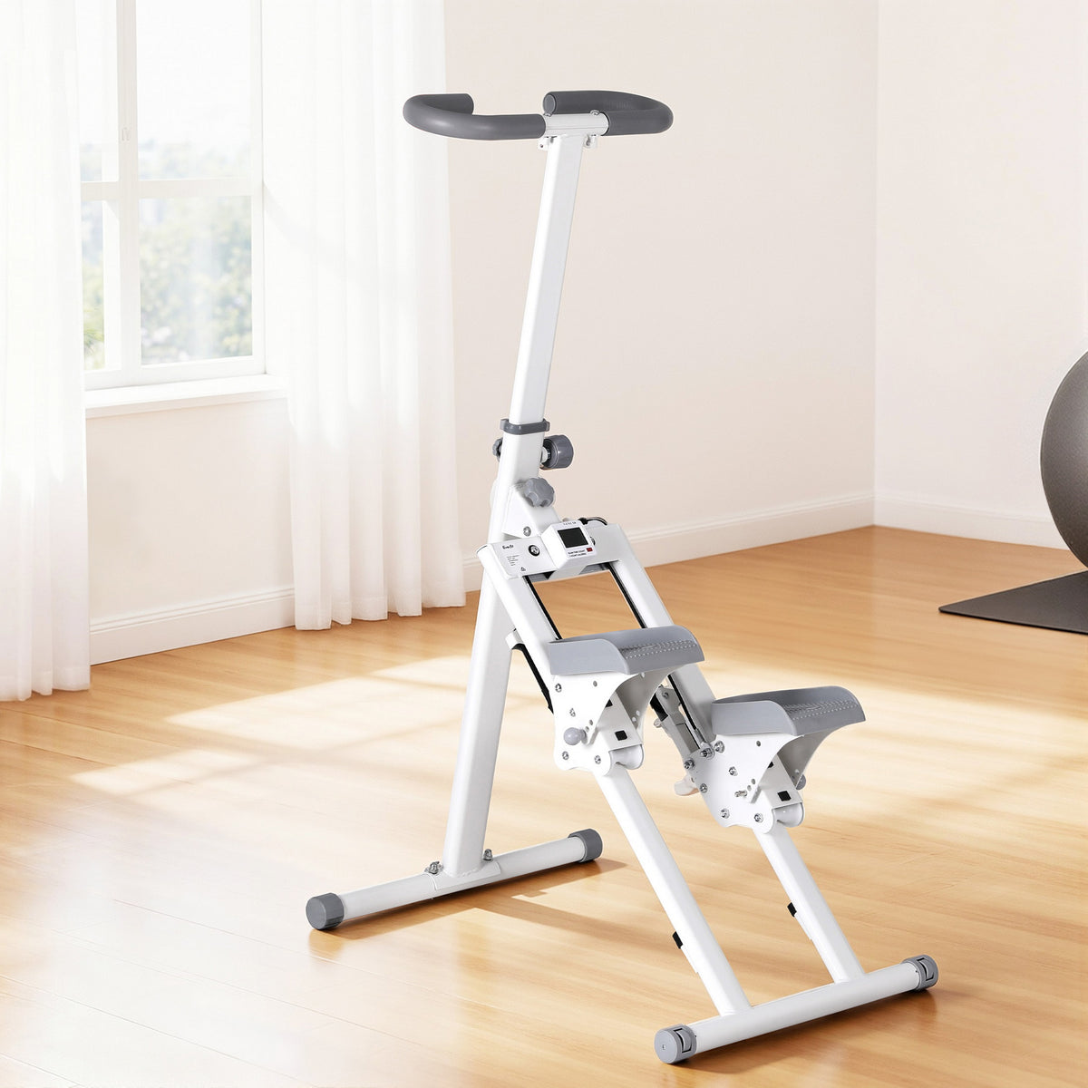 Everfit Step Machine Stair Climber for Exercise Foldable LED Display Adjustable Handlebar