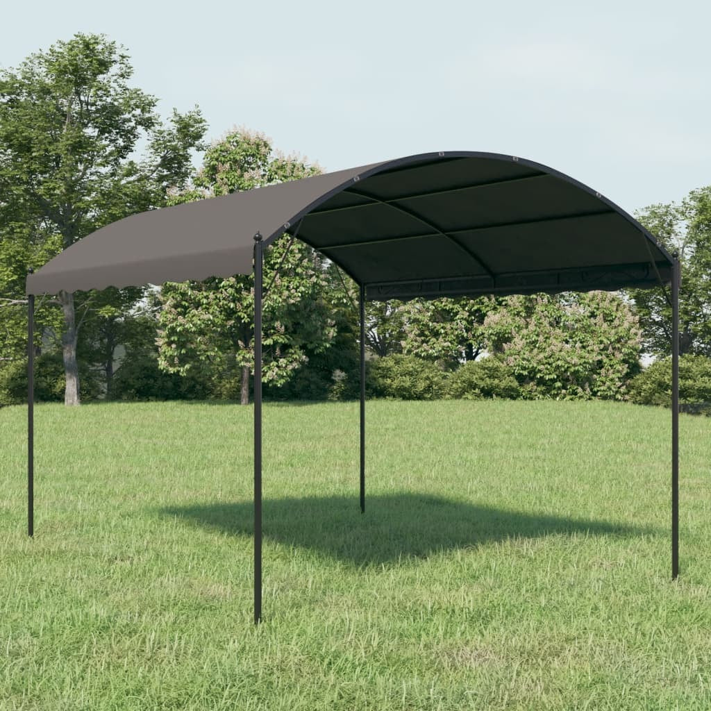 Sunshade Awning 3x4m Anthracite Gazebo Powder-Coated Water-Resistant