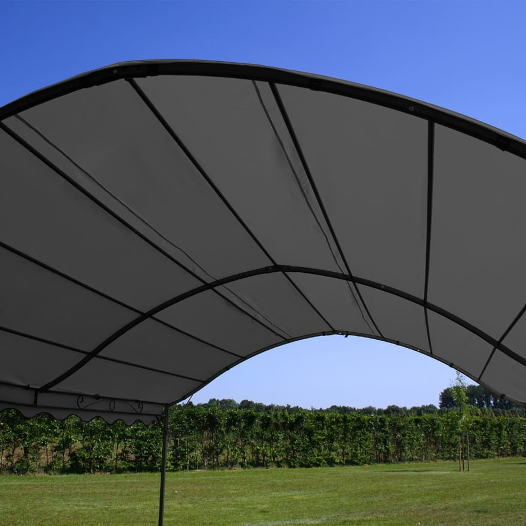 Sunshade Awning 3x4m Anthracite Gazebo Powder-Coated Water-Resistant