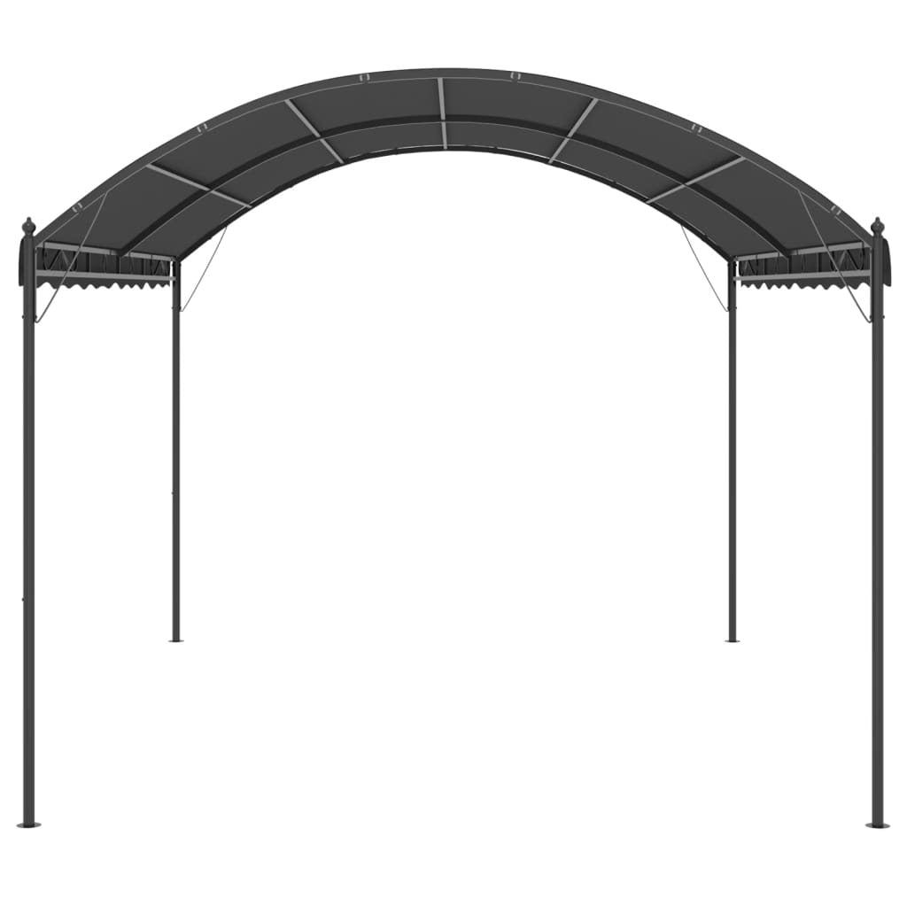 Sunshade Awning 3x4m Anthracite Gazebo Powder-Coated Water-Resistant