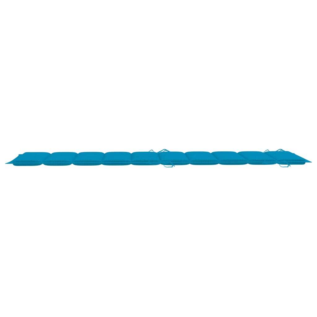 Sun Lounger Cushion Blue 186x58x4cm Oxford Fabric