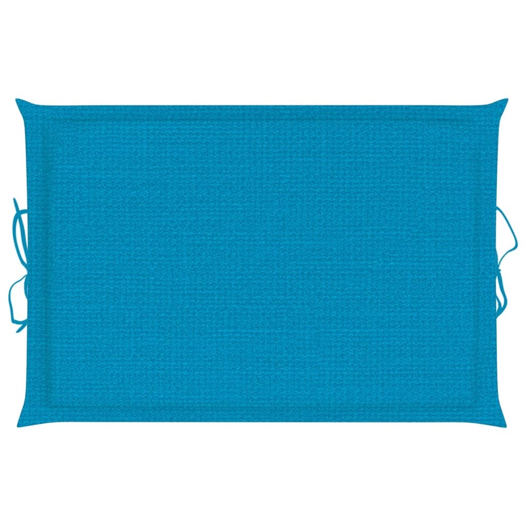Sun Lounger Cushion Blue 186x58x4cm Oxford Fabric