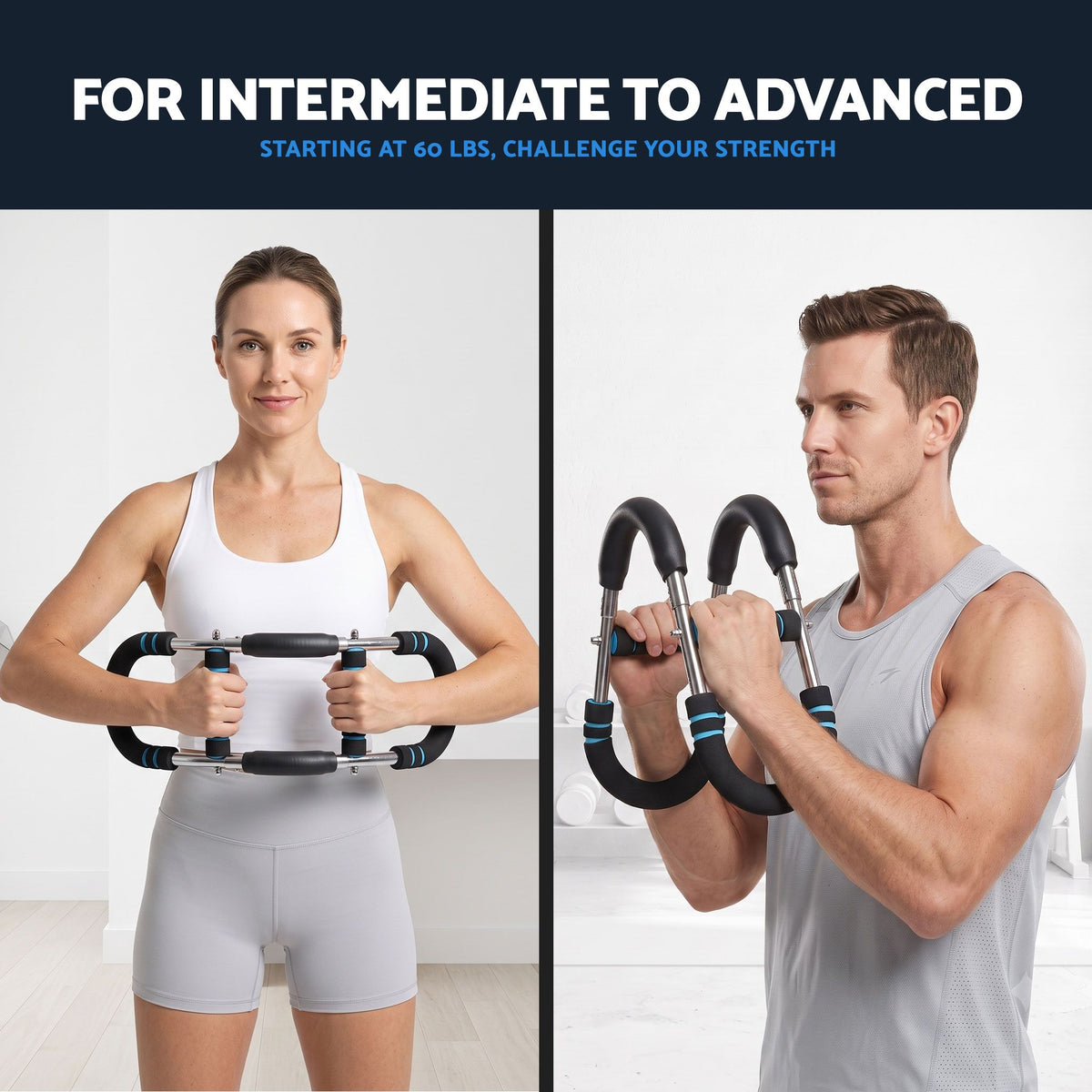 Everfit Twister Arm Exerciser 60-90lb Adjustable Chest Workout Equipment