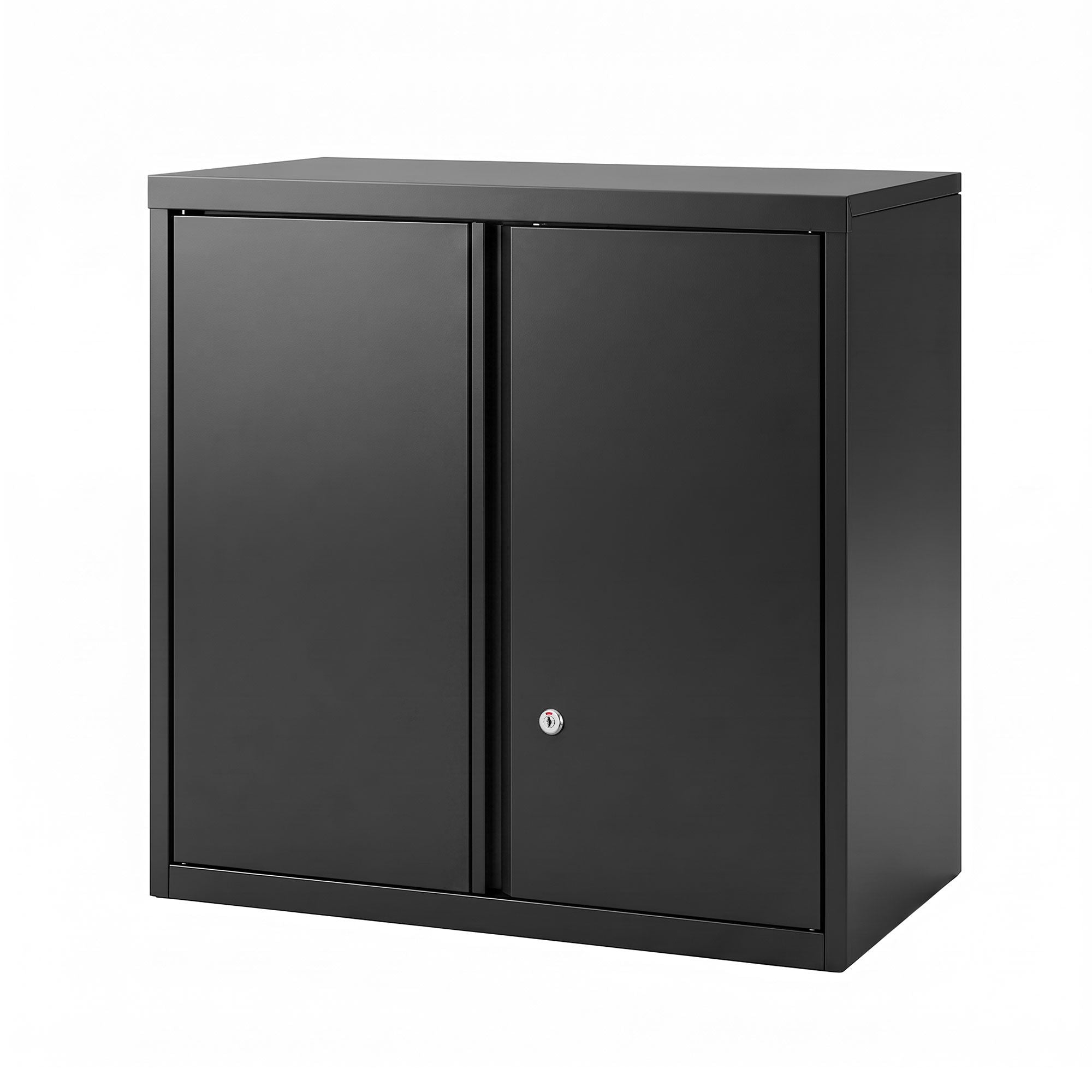 Giantz Steel Tool Cabinet Wall Mount Adjustable Shelf Garage Storage Black