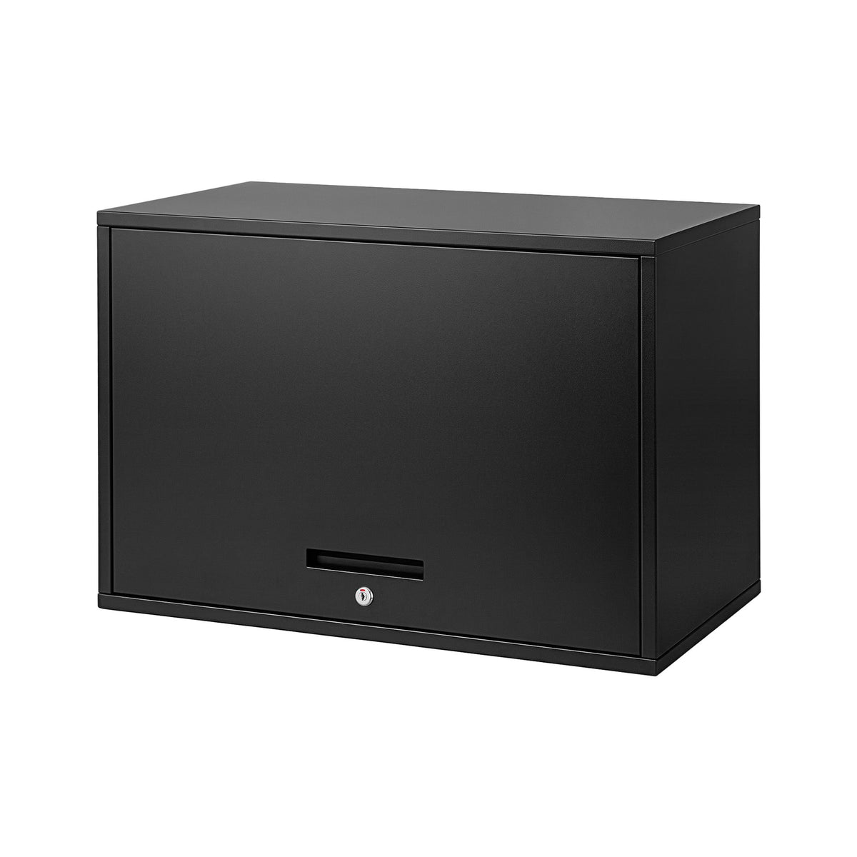 Giantz Wall Mount Steel Tool Cabinet Garage Storage Box Lockable Shelf Black