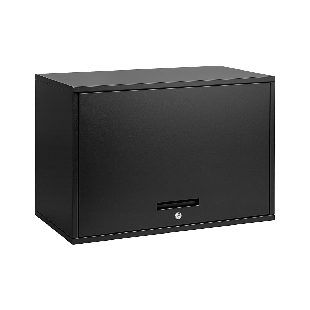 Giantz Wall Mount Steel Tool Cabinet Garage Storage Box Lockable Shelf Black