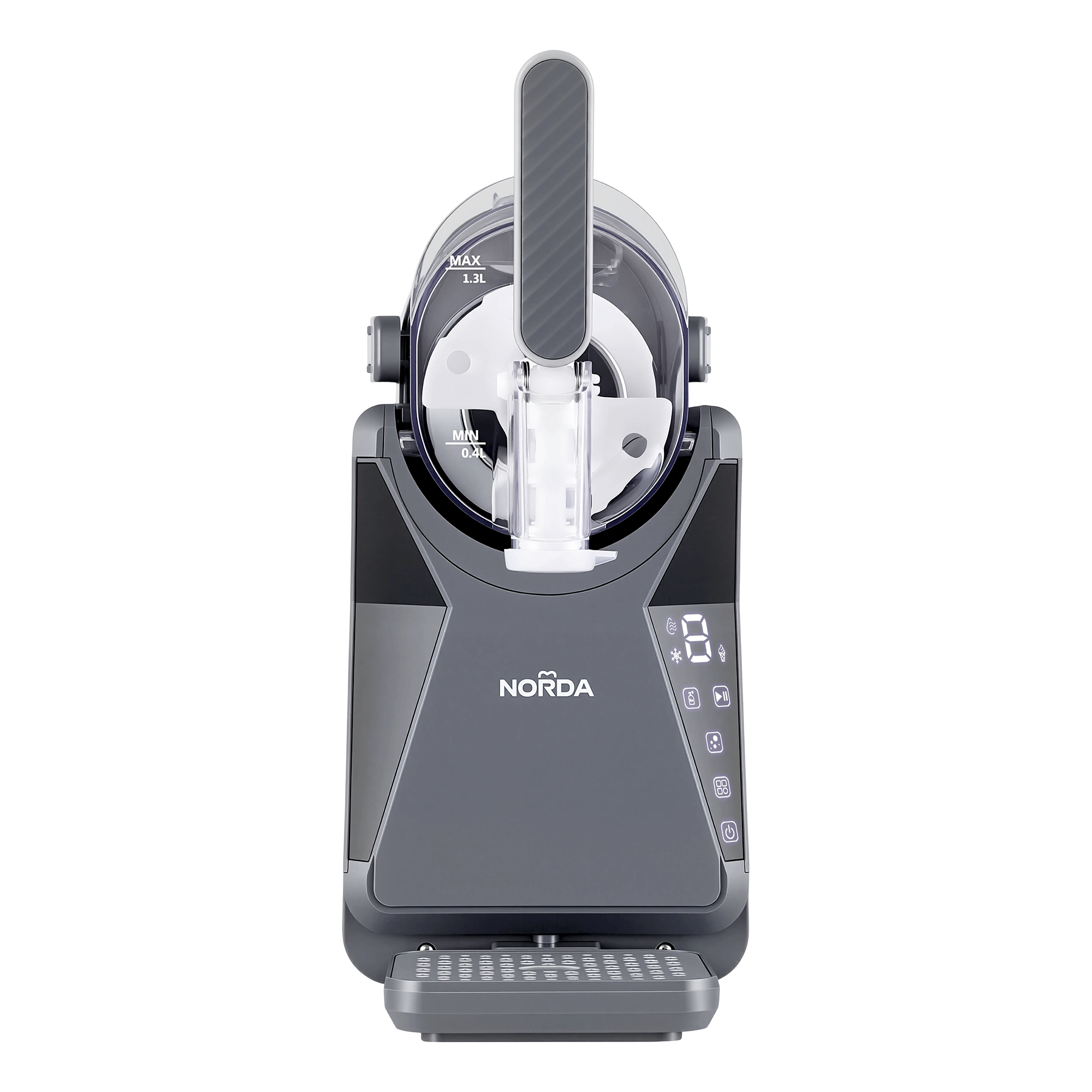 NORDA 1.3L Slushie Machine Frozen Drink Maker Slushy Ice Cream Maker No Ice Compressor Touchscreen for Home BBQ Party