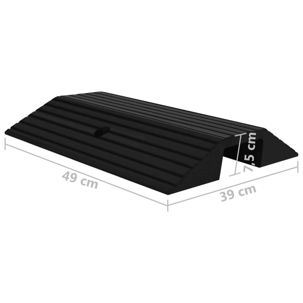 Bridge Threshold Ramp 49x40x8 cm Rubber