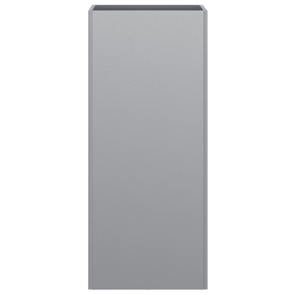 Planter Silver 32x29x75 cm Galvanised Steel