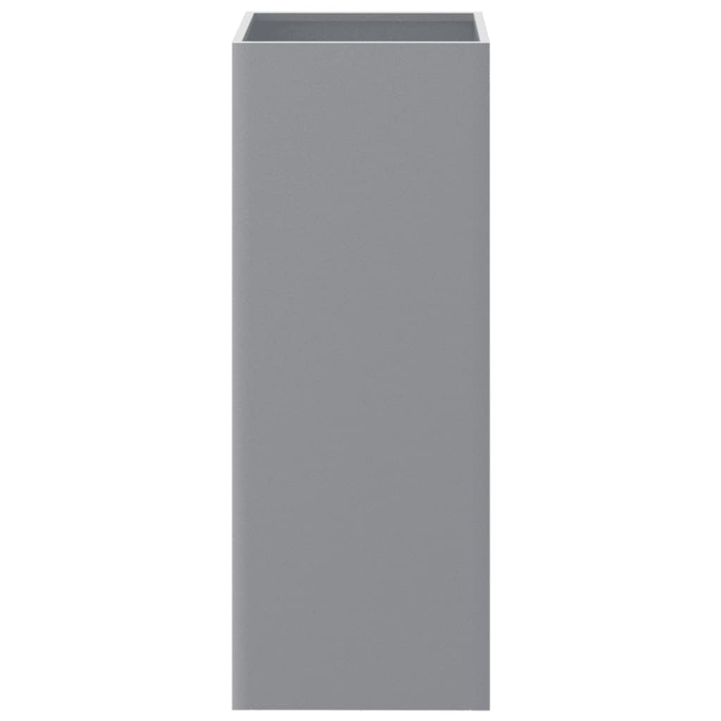 Planter Silver 32x29x75 cm Galvanised Steel