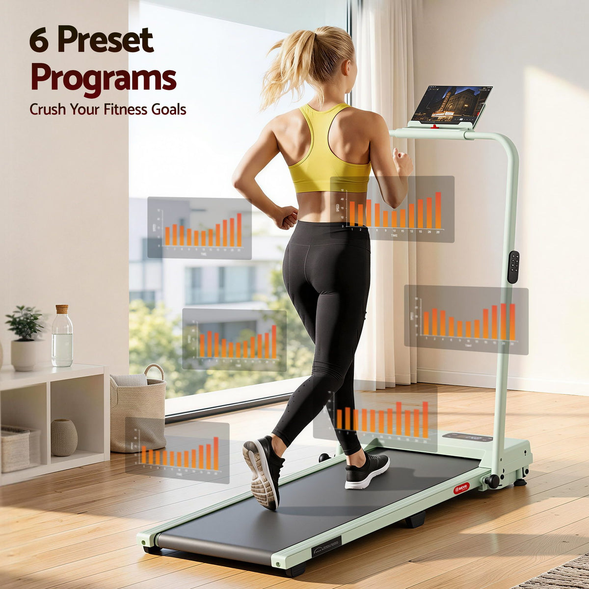 Everfit 3 in 1 Foldable Walking Pad Treadmill 12% Incline APP Control