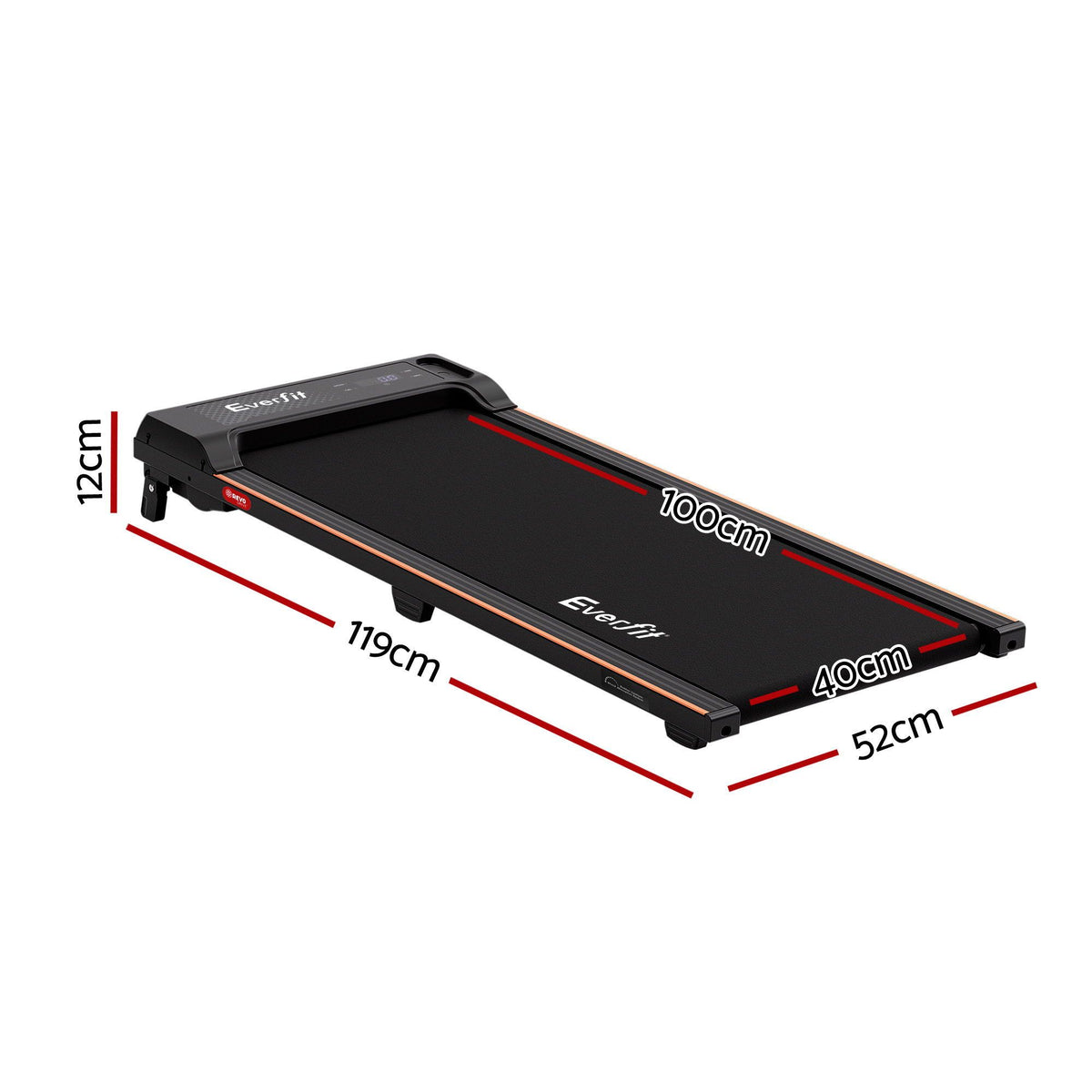 Everfit 3 in 1 Walking Pad Treadmill 12% Incline Under Desk Treadmills With Belt