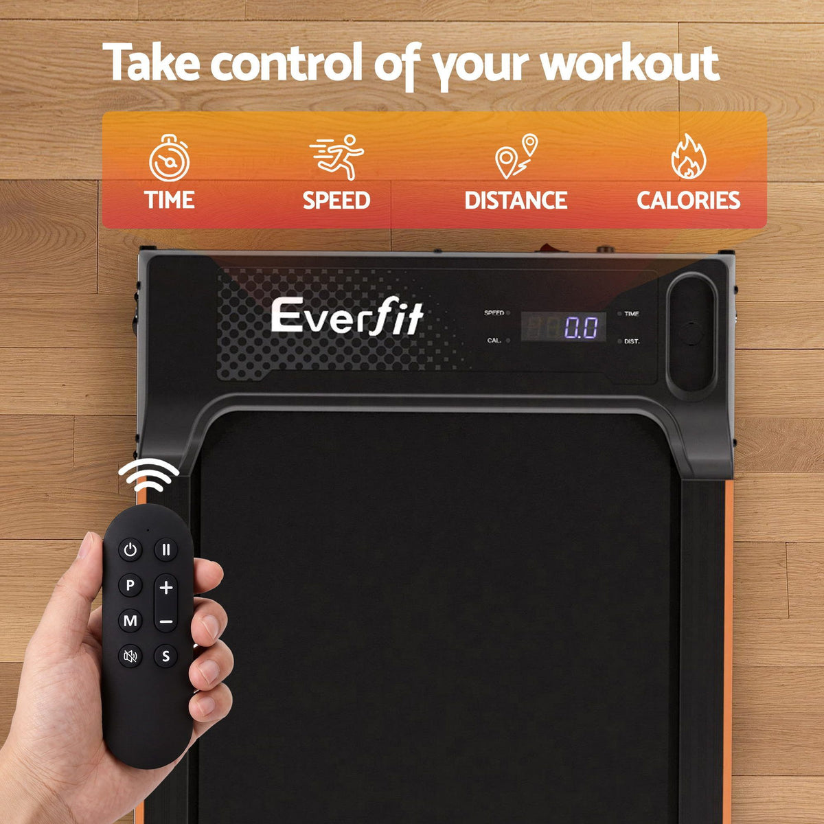 Everfit 3 in 1 Walking Pad Treadmill 12% Incline Under Desk Treadmills With Belt