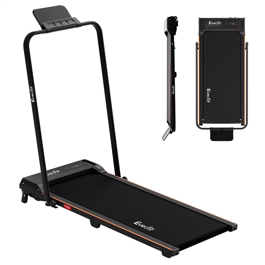 Everfit 3 in 1 Walking Pad Treadmill 12% Incline Under Desk 40cm Belt Black