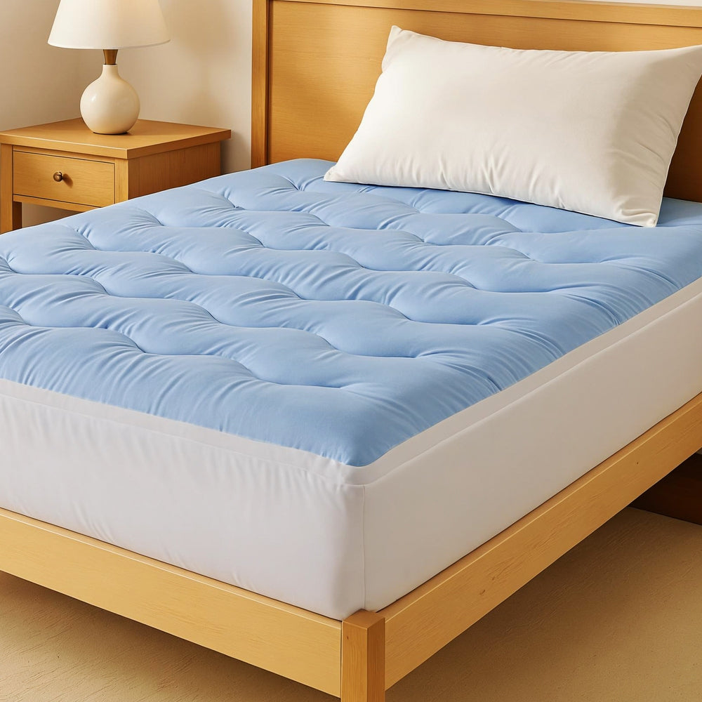 Giselle 5cm Mattress Topper Pillowtop toppers Double-Sided King Single