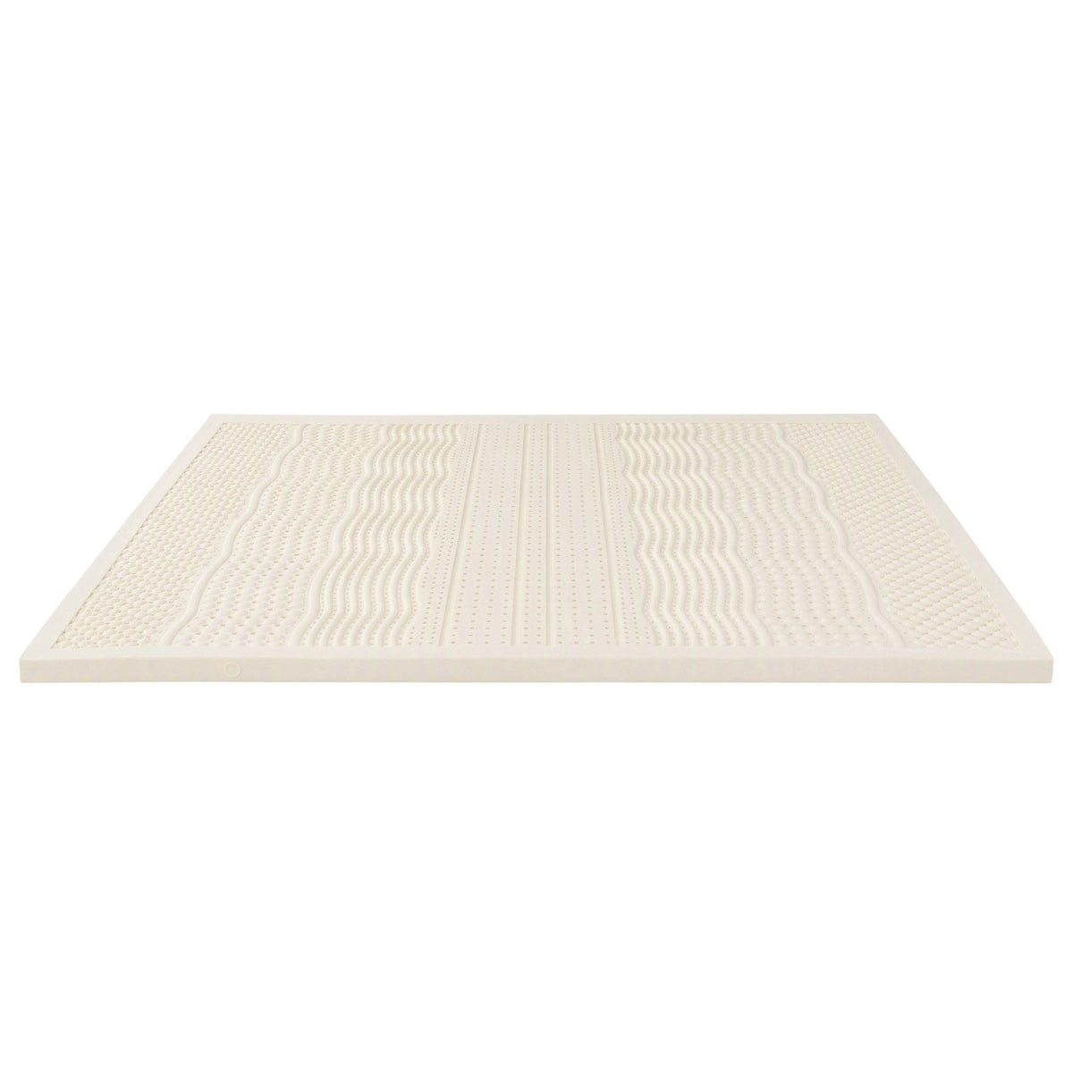 Giselle Bedding Double Latex Mattress Topper 7-Zone Natural Latex Core 5cm