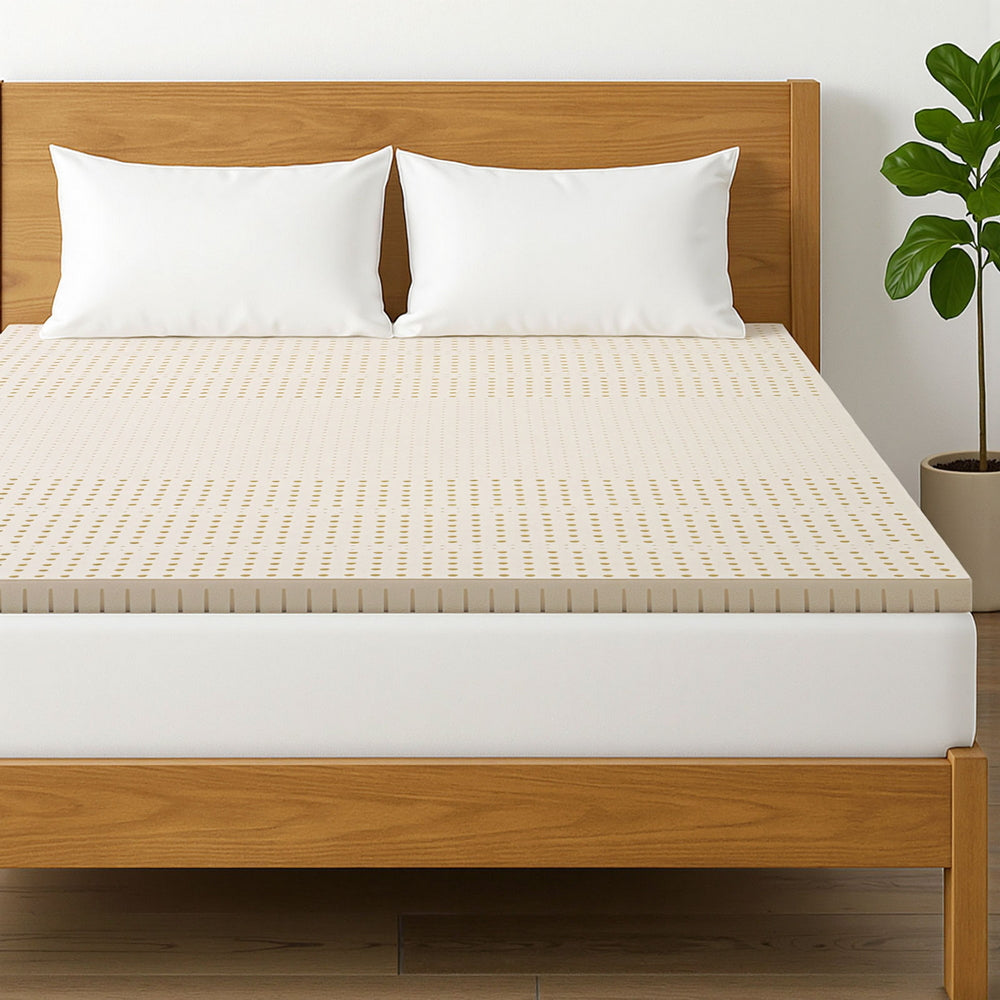 Giselle Bedding Latex Mattress Topper 5cm King