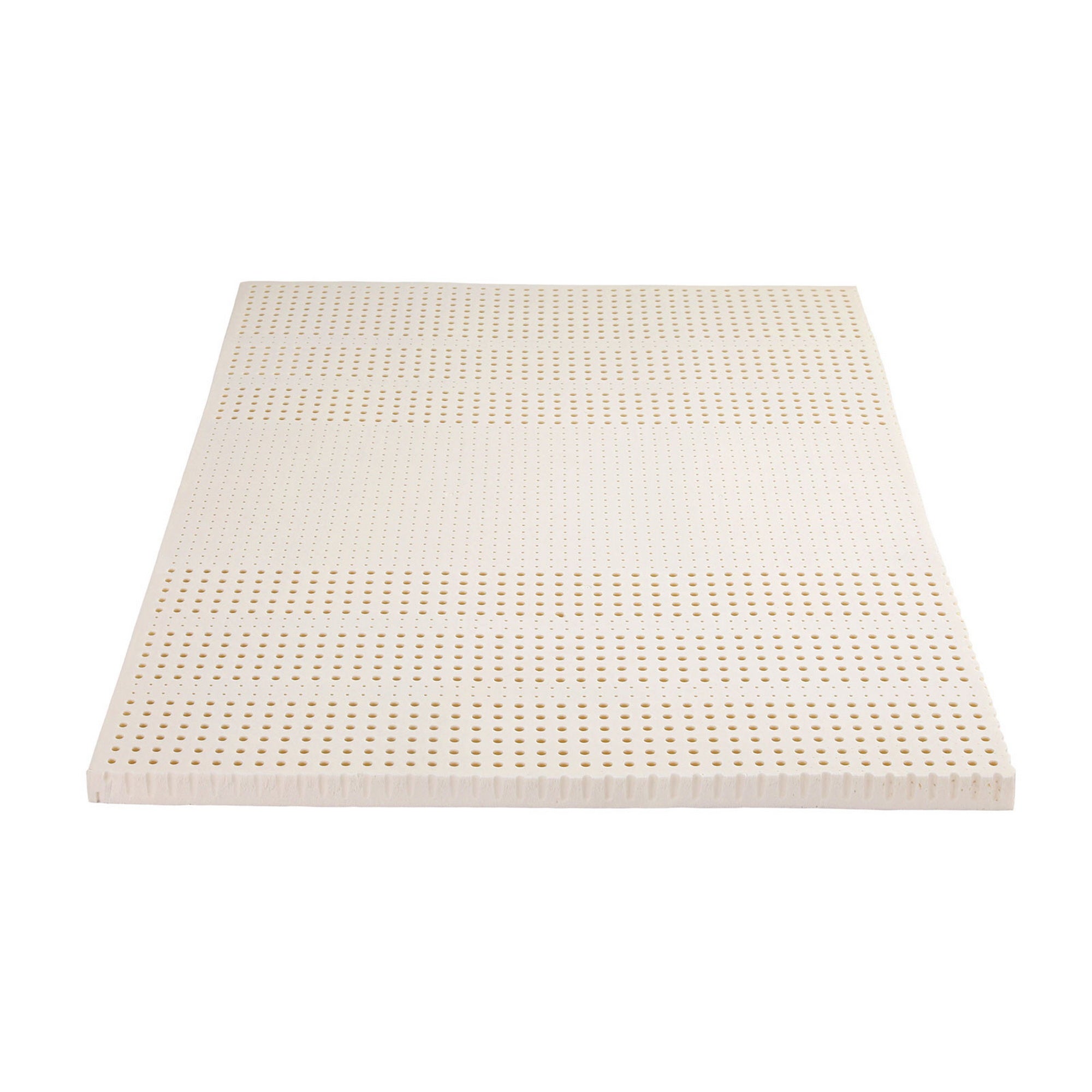 Giselle Bedding Latex Topper 100% Natural Latex Toppers 7-zone w/ Ice Silk Cool-touch Fabric Cooling Cover Queen 5cm