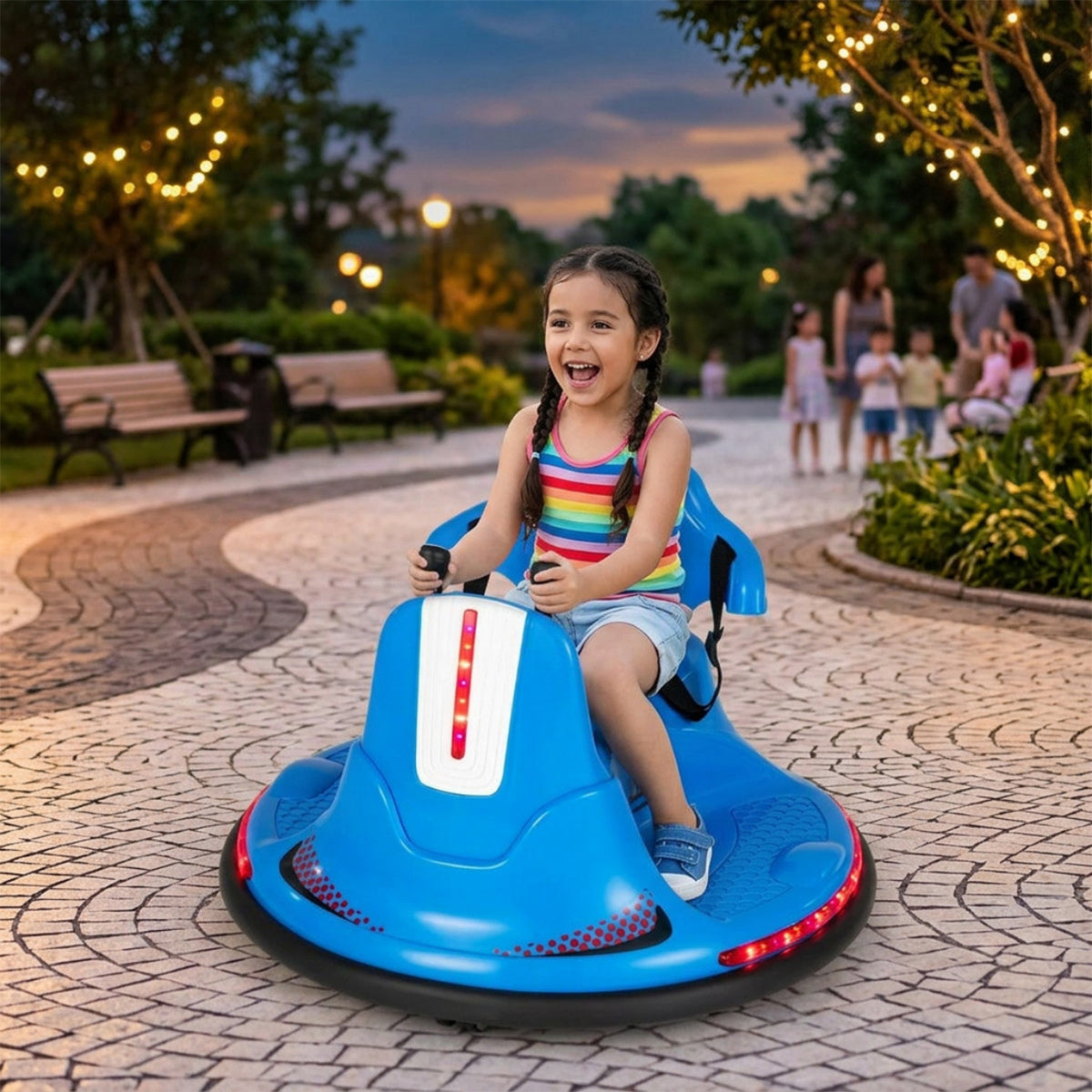 Electric Bumper Car with Built in Music for Kids Toddler Ride On Toy