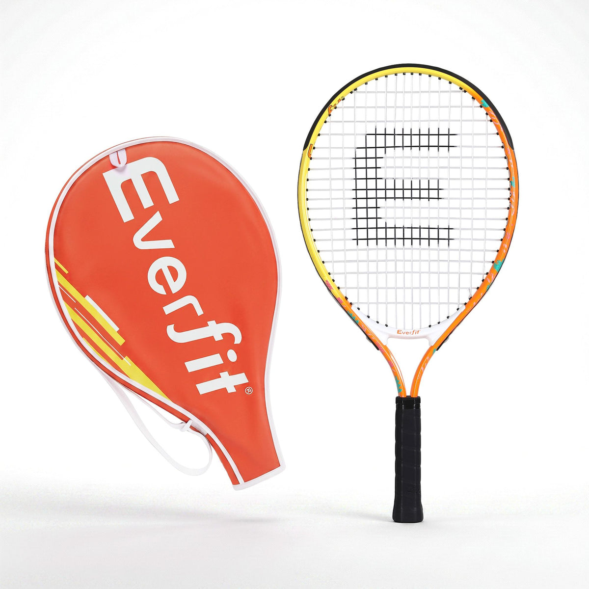 Everfit 23 Inch Tennis Racket Lightweight 200g Junior Adult Players Orange