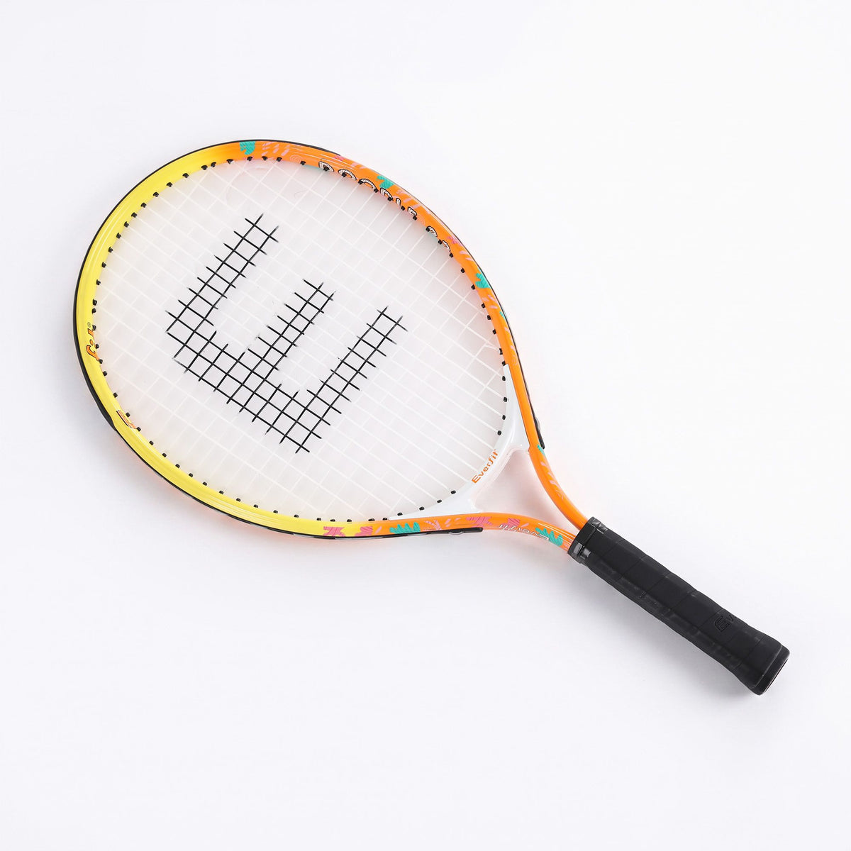 Everfit 23 Inch Tennis Racket Lightweight 200g Junior Adult Players Orange