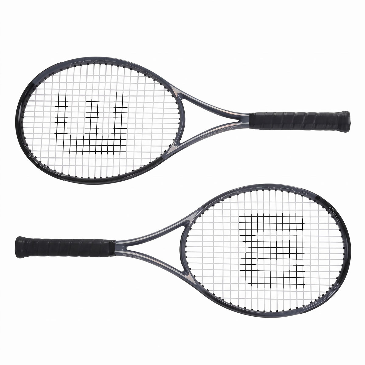 Everfit Tennis Racket Set Lightweight Cushioned Grip 27 Inch 2 Pack Black