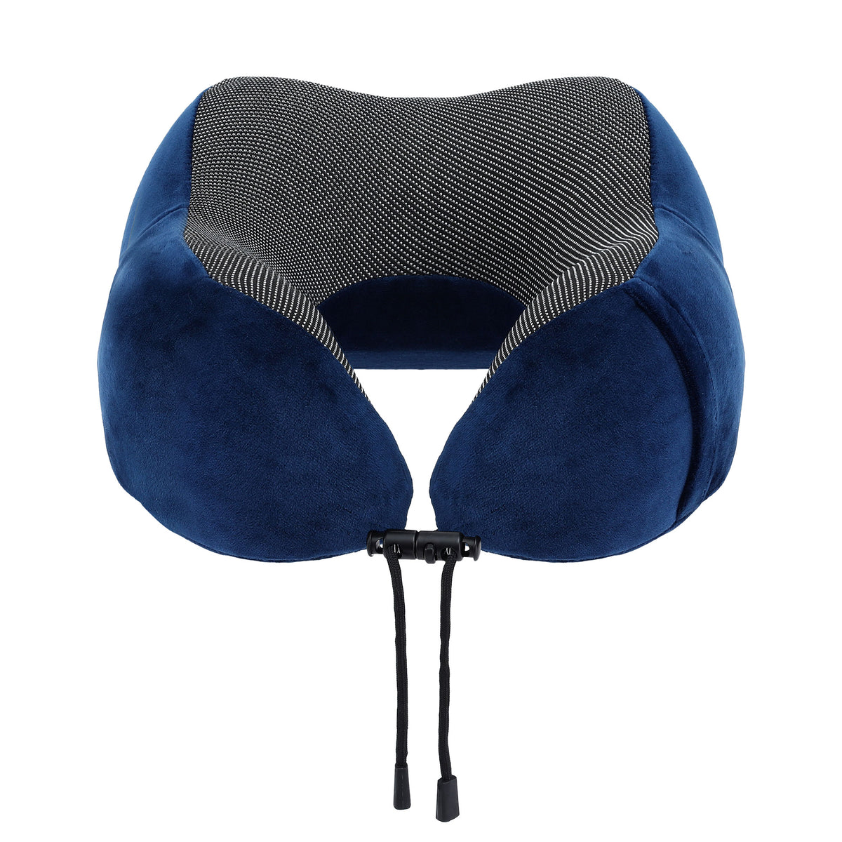 Wanderlite Travel Pillow for Airplanes Memory Foam Neck Pillows for Traveling Blue