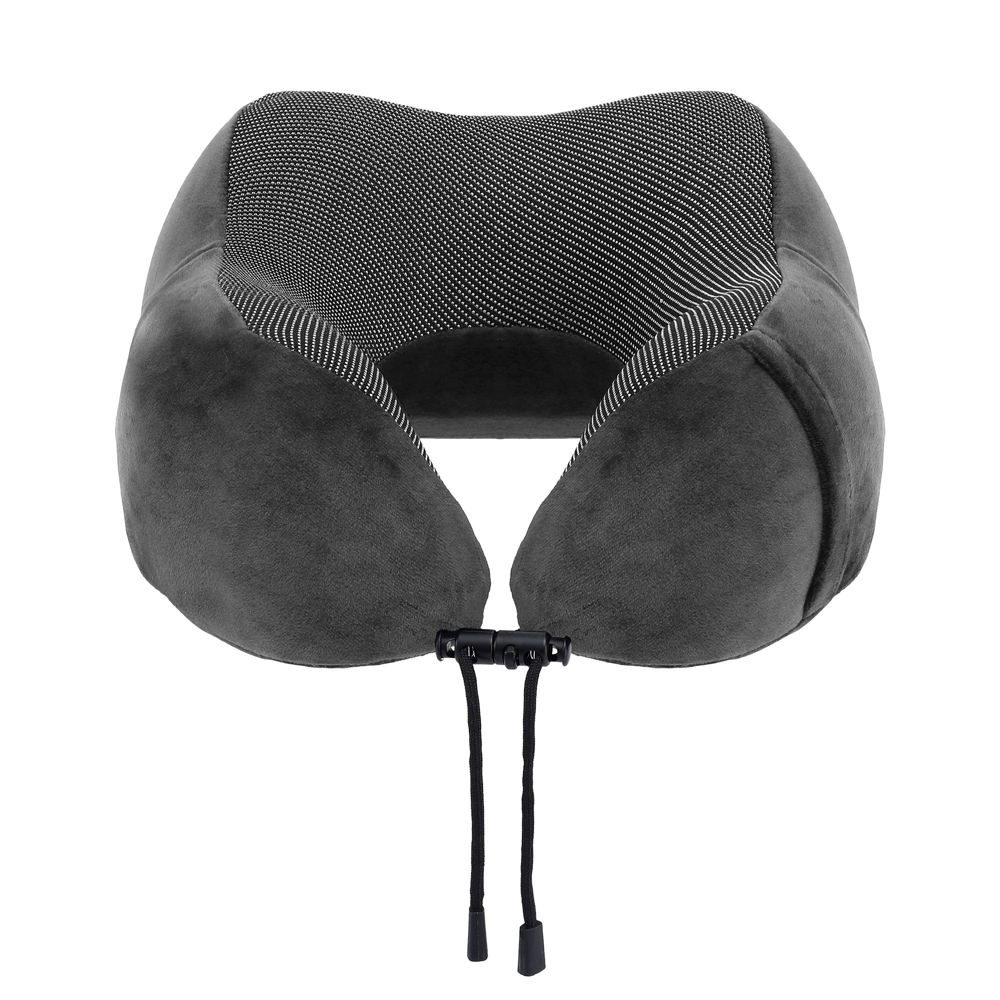 Wanderlite Travel Pillow for Airplanes Memory Foam Neck Pillows for Traveling Grey