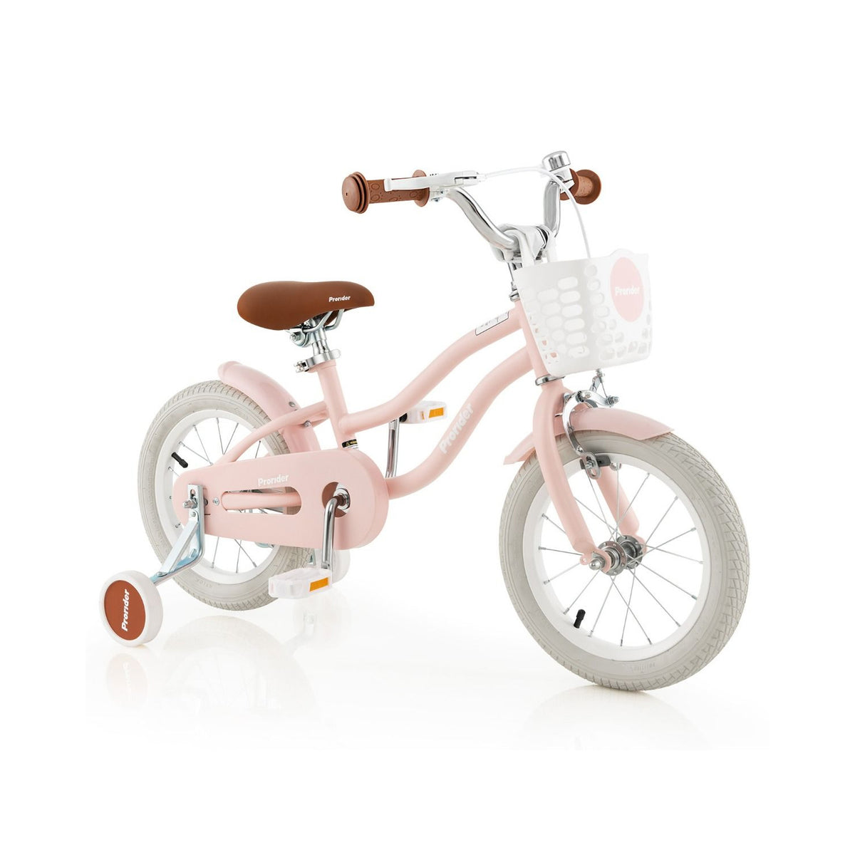 Kids Bike with Front Handbrake and Rear Coaster Brake Toddler Ride Toy