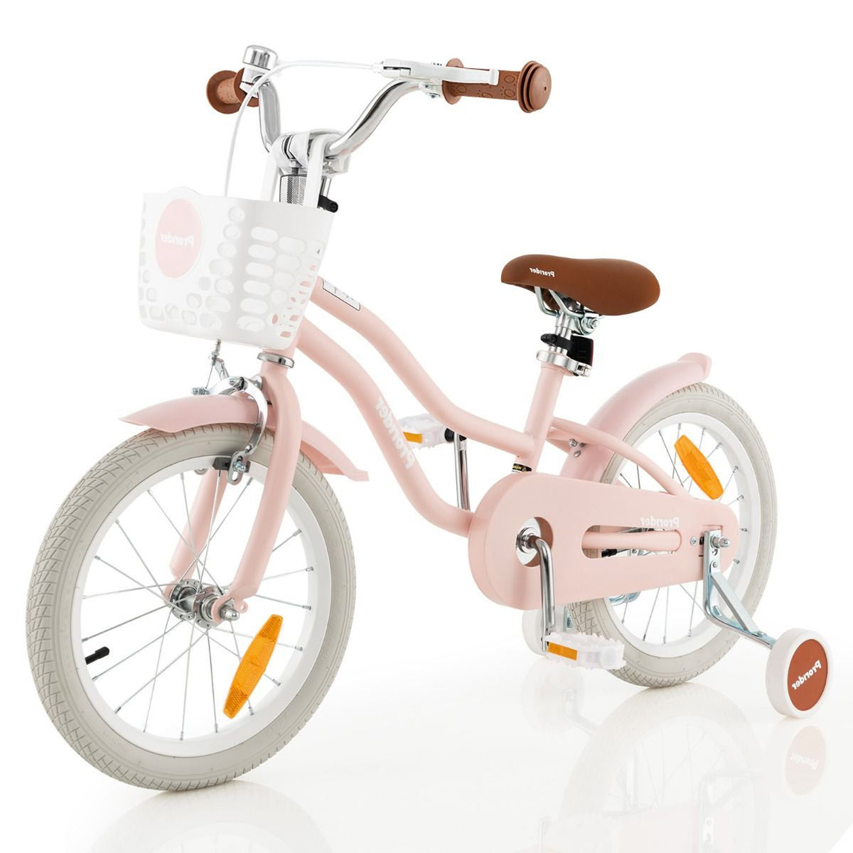 Kids Bike with Front Handbrake and Rear Coaster Brake Toddler Ride Toy