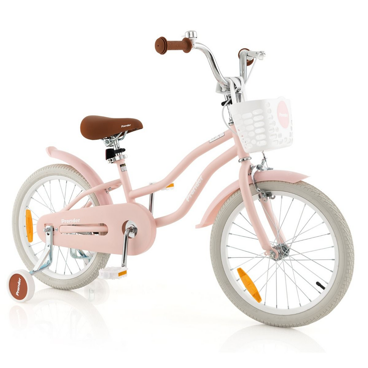 Kids Bike with Front Handbrake and Rear Coaster Brake Toddler Ride Toy
