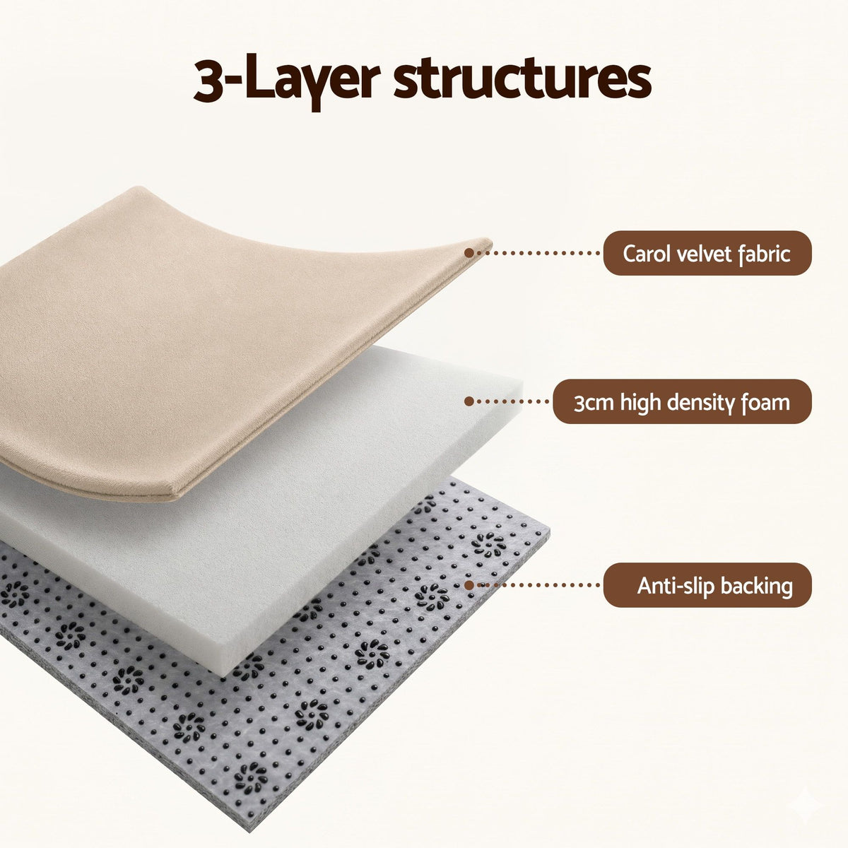 Artiss 3cm Tatami Mat Floor Mattress Futon Rug Living Room Beige