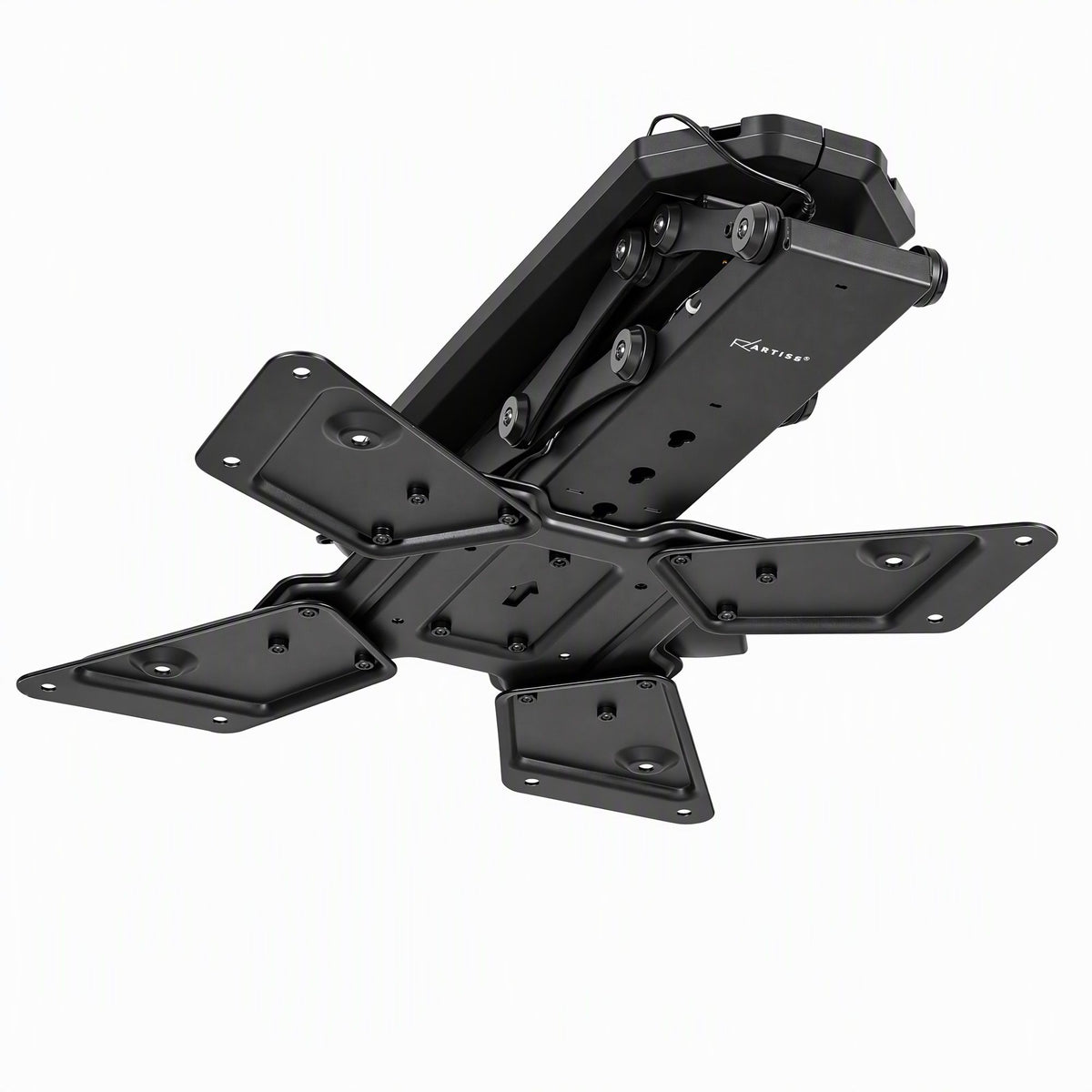 Artiss Motorised Ceiling TV Mount Flip Down 23-55 Inch VESA 400x400 Remote 30kg