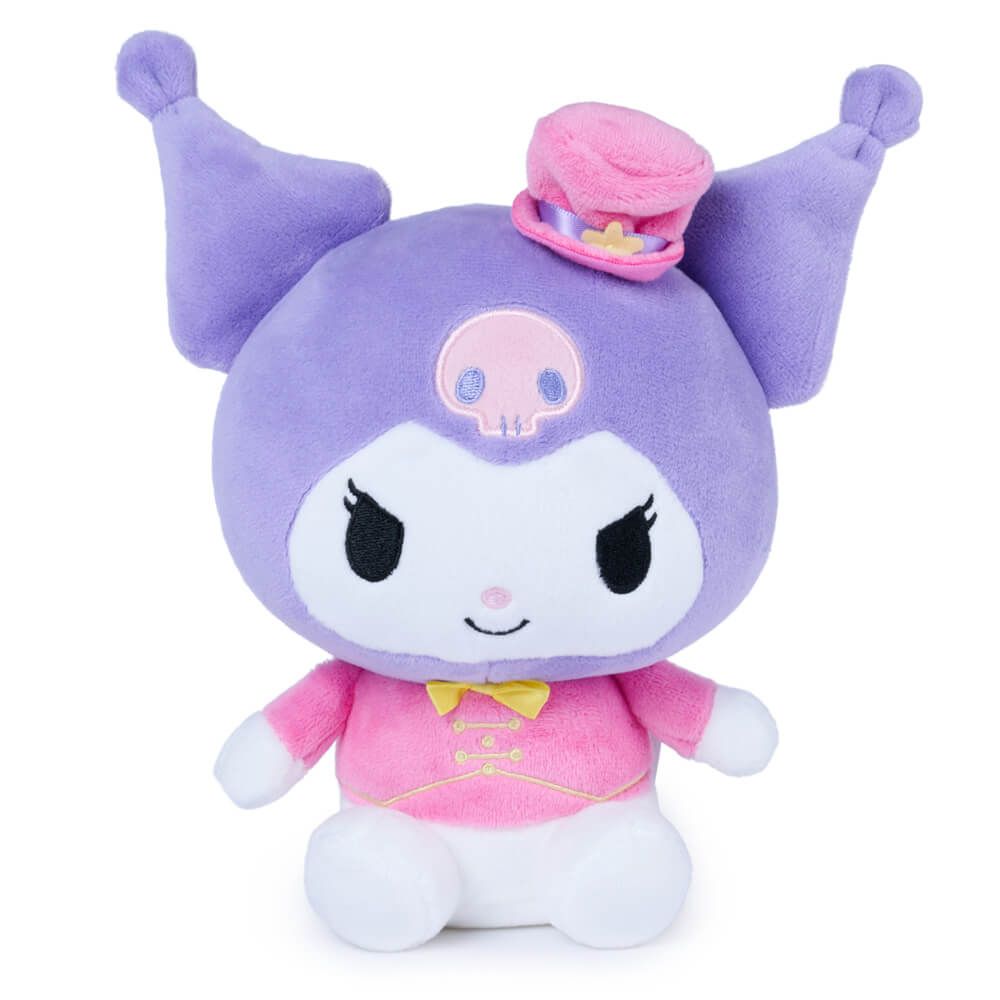 Hello Kitty and Friends Kuromi Small Plush with Pink Jacket & Jester Hat 1+ Year
