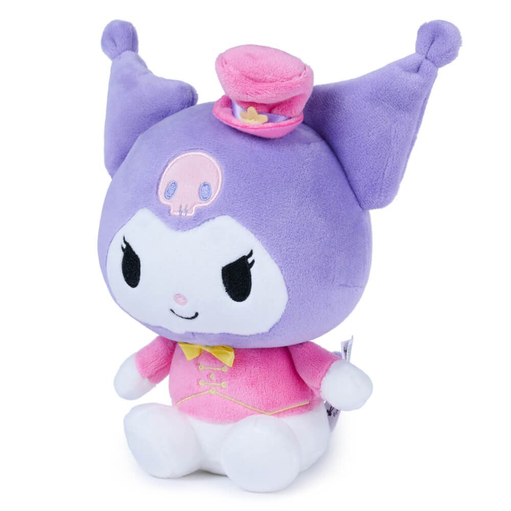 Hello Kitty and Friends Kuromi Small Plush with Pink Jacket & Jester Hat 1+ Year