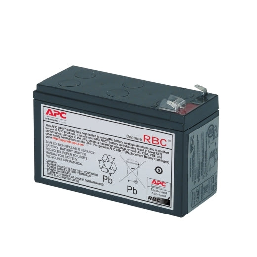 APC Genuine Replacement Battery Cartridge 17 12VDC 9.0 Ah VRLA Lead Acid Battery Fully Assembled Ready to Use for UPS