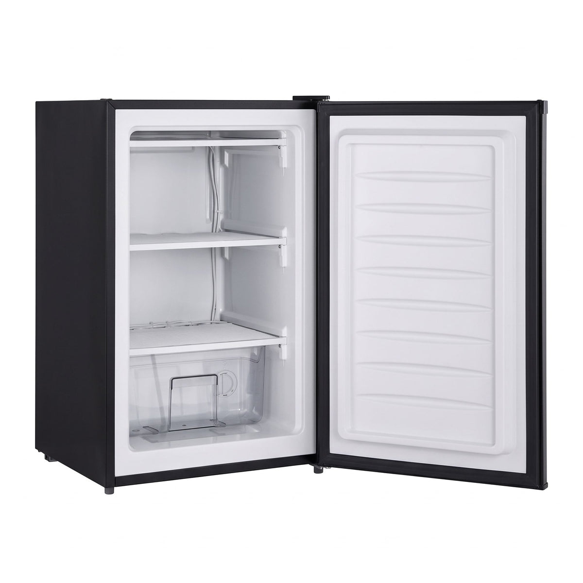 Devanti 81L Upright Freezer Fridge Fast-Freezing Adjustable Insulated Black