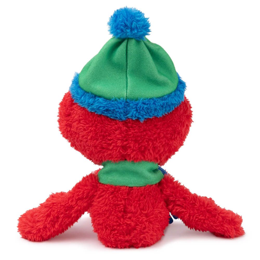 Sesame Street Christmas Nutcracker Elmo Soft Toy Licensed 1+ Year Blue & Green
