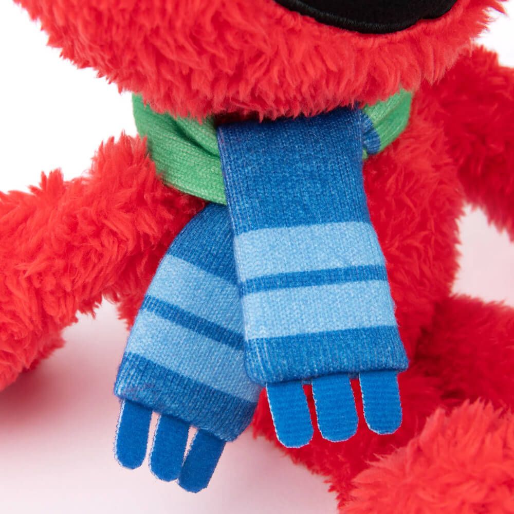 Sesame Street Christmas Nutcracker Elmo Soft Toy Licensed 1+ Year Blue & Green
