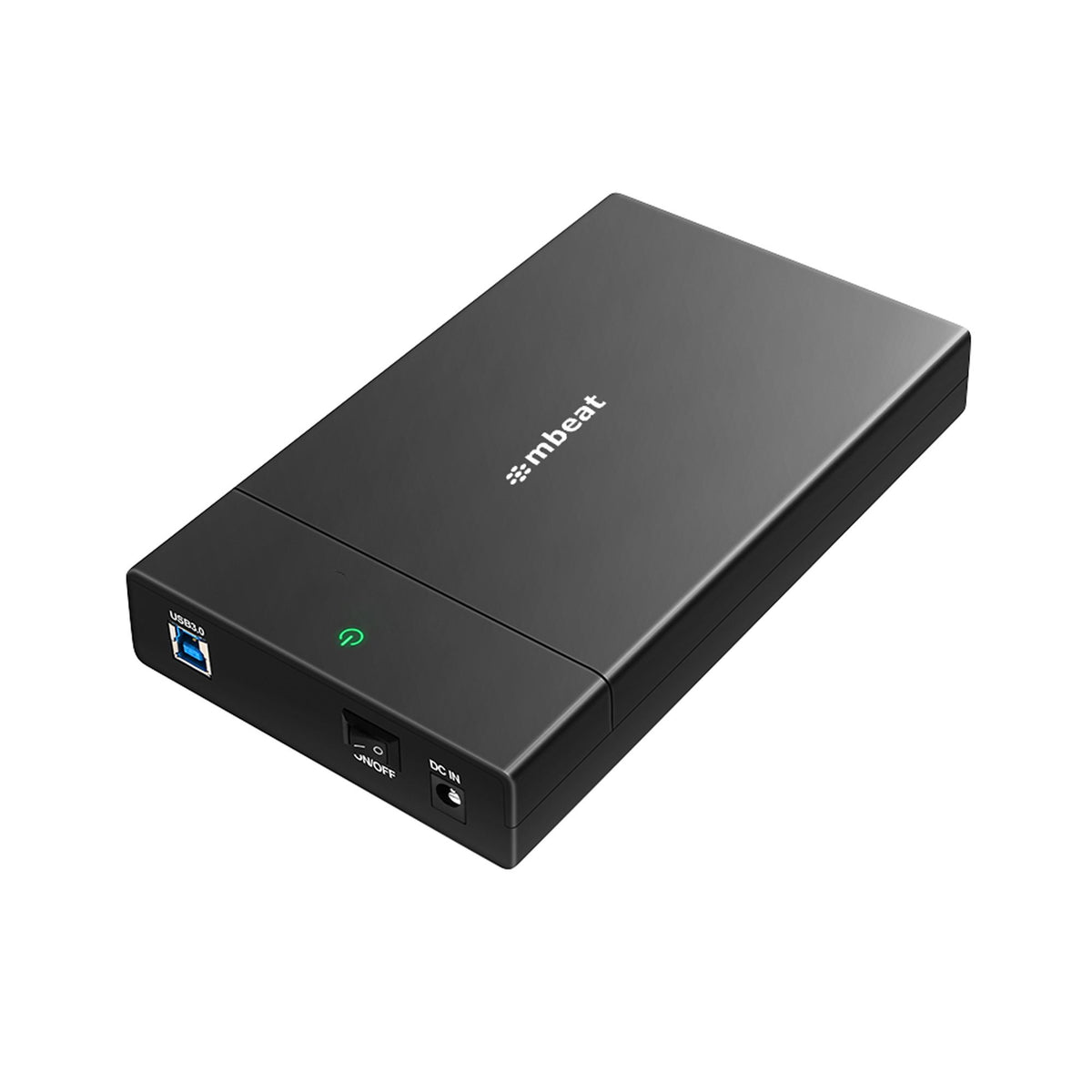 mbeat Tool-Free USB 3.0 HDD Enclosure for 3.5 and 2.5 Inch SATA HDD SSD Hot Plug and Play UASP Support Up to 20TB Black