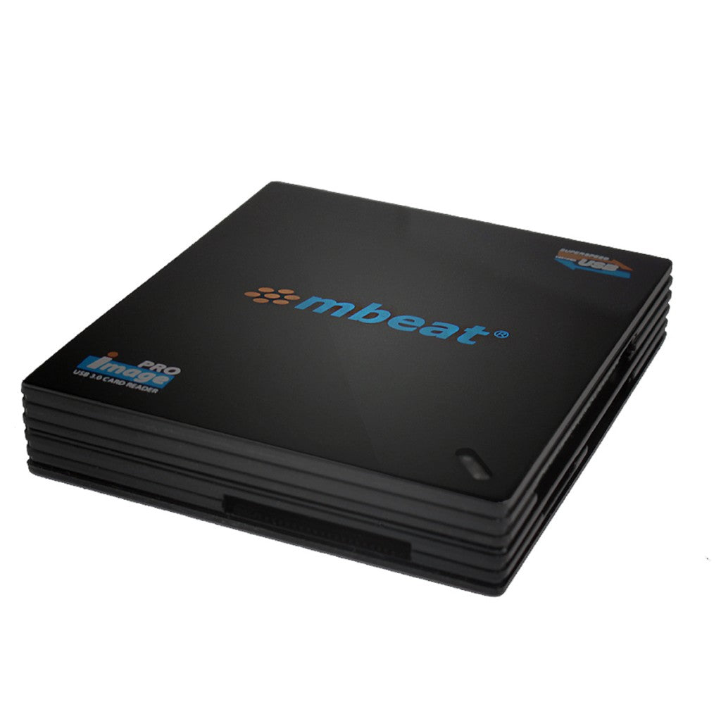 mbeat USB 3.0 Super Speed Multiple Card Reader with 2x SD and 2x Micro SD Slots SDHC MicroSDHC High Speed 100MBps
