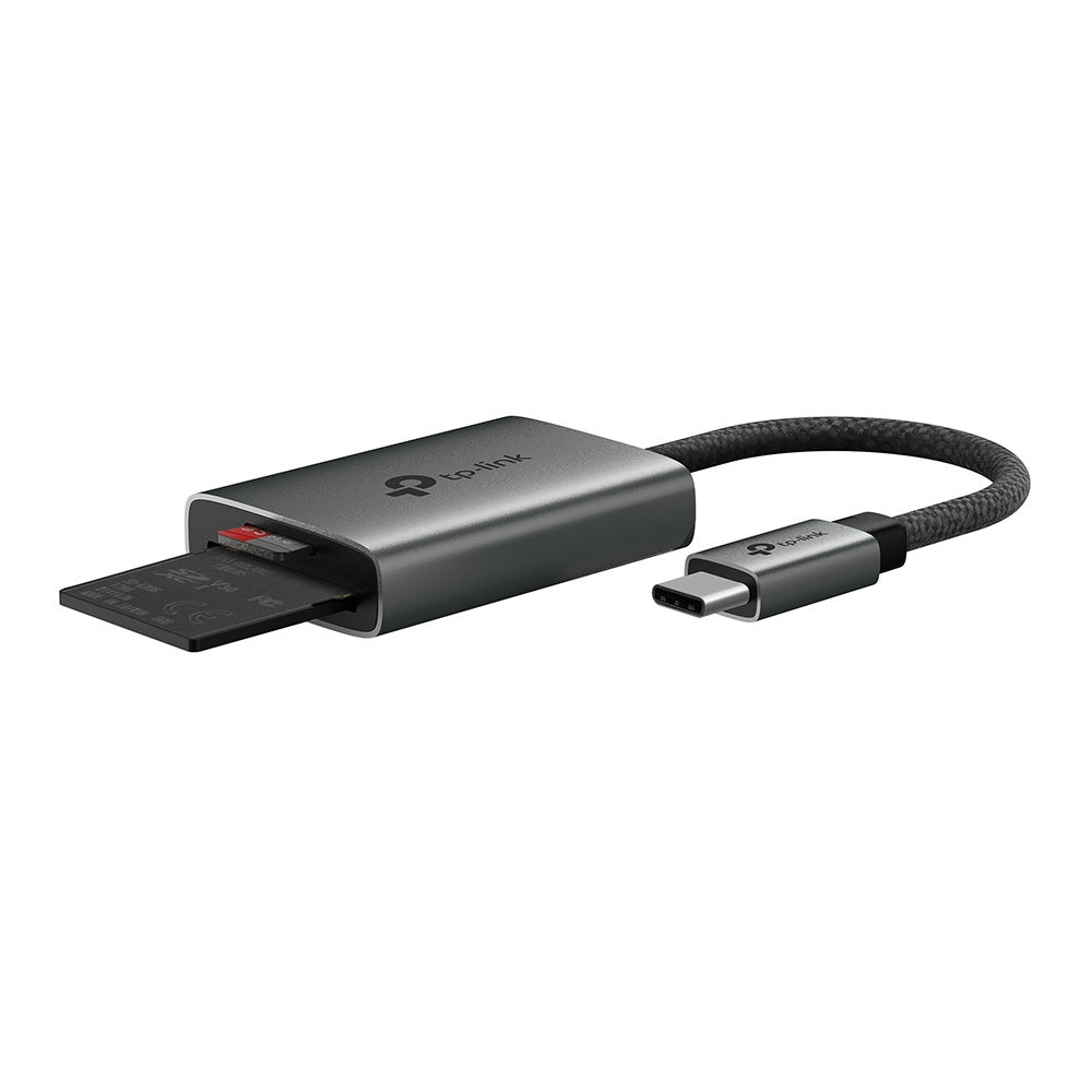 TP-Link UA440C USB-C SD microSD Card Reader UHS-II 312MB/s USB 3.0 5Gbps Dual Card Access 2TB Support